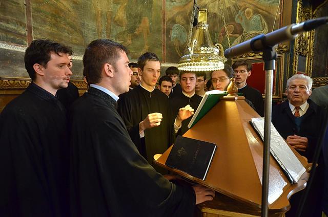 Sfânta Liturghie la Mănăstirea Golia din Iași