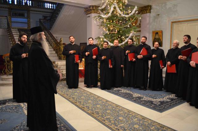 Colindători la Reşedinţa Mitropolitană - Corala preoților din protopopiatul Iaşi 3 