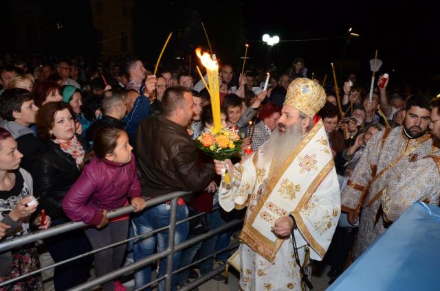 Slujba Învierii la Catedrala mitropolitană din Iași