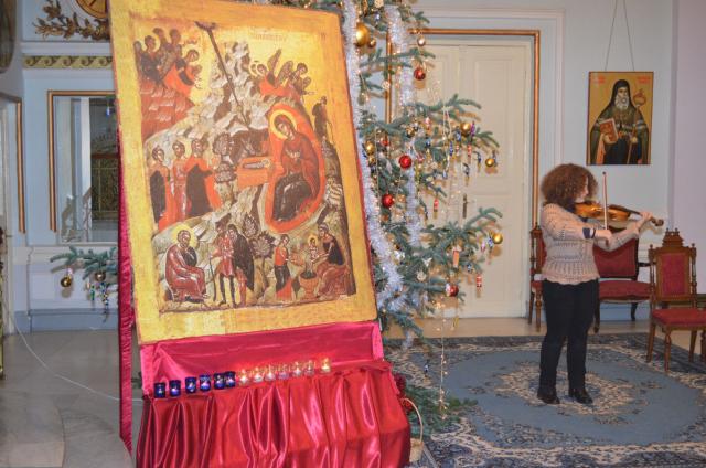 Colindători la Reşedinţa Mitropolitană - Stan Bianca
