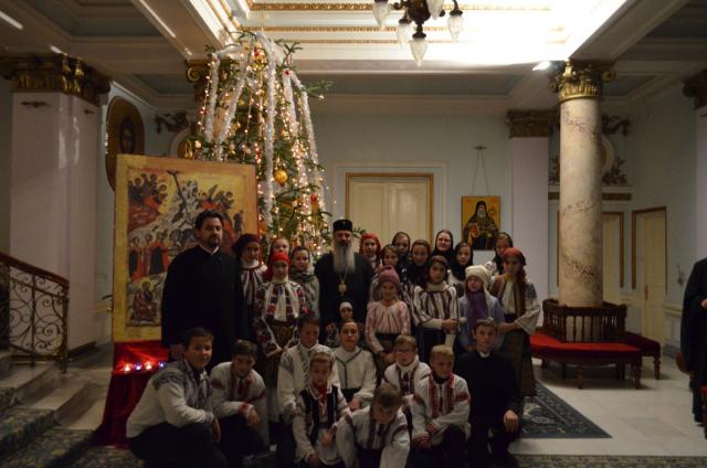 Colindători la Reşedinţa Mitropolitană - Parohia Pancu