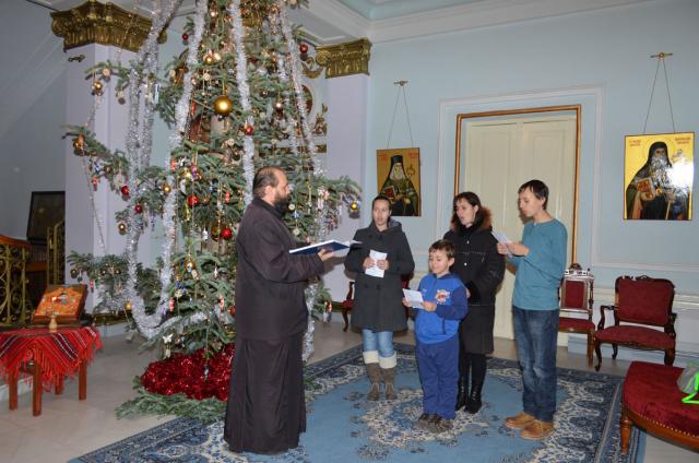 Colindători la Reşedinţa Mitropolitană - Familia Pr. Constantin Ipatov - Iași