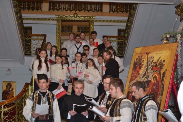 Colindători la Reşedinţa Mitropolitană - Parohia Sabasa, Protopopiatul Ceahlău
