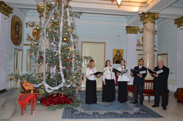Colindători la Reşedinţa Mitropolitană - Cvintet Universitatea de arte George Enescu