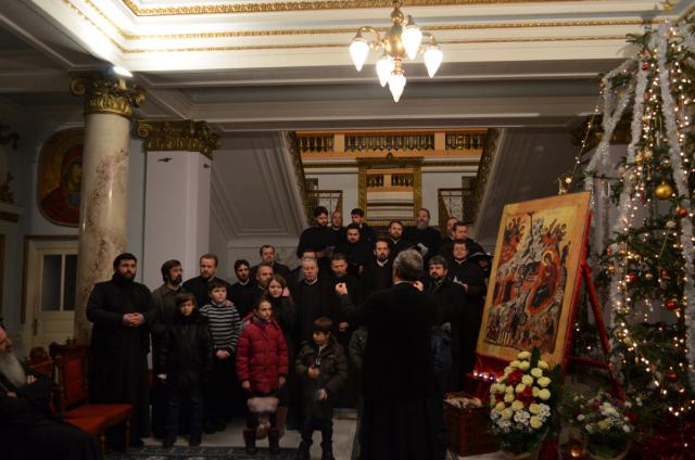 Colindători la Reşedinţa Mitropolitană - Preoți Protopopiatul Iași 1