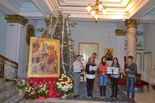 Colindători la Reşedinţa Mitropolitană - Santas Band