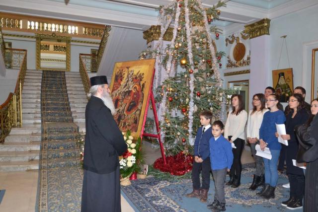 Colindători la Reşedinţa Mitropolitană - Parohia Tungujei Protopopiatul Iasi 3