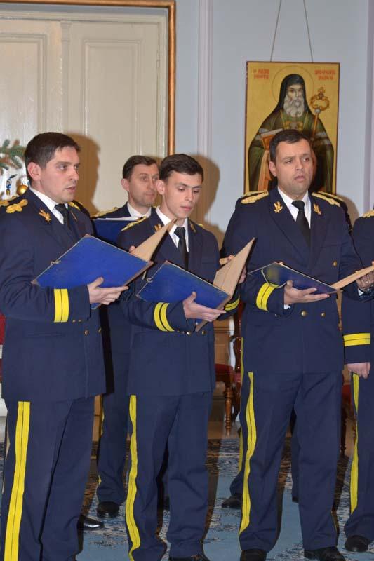 Colindători la Reşedinţa Mitropolitană - Brigada 15 Mecanizată Iaşi