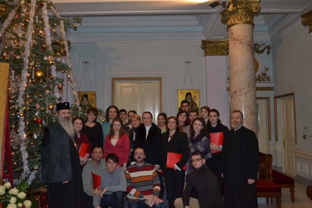 Colindători la Reşedinţa Mitropolitană - Parohia Sf. Cuvioasa Parascheva, Iaşi, Paroh Pr. Prof. Ion Vicovan