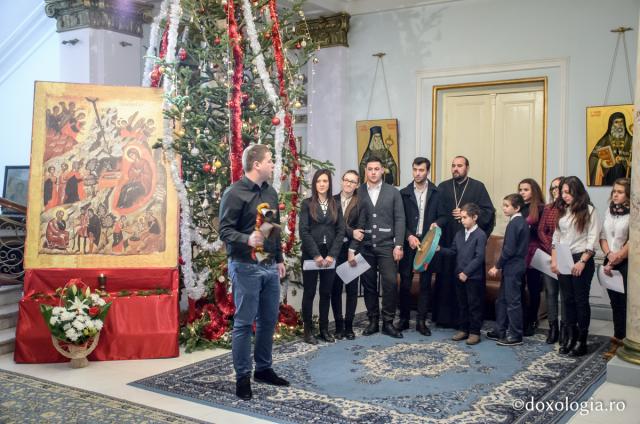 Colindători la Reședința Mitropolitană - parohia Tungujei, comuna Țibănești, județul Iași