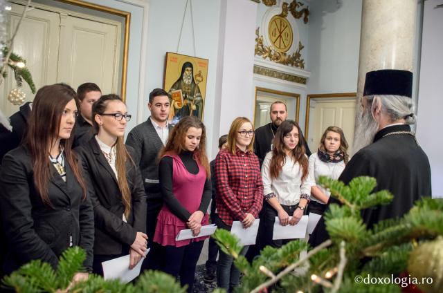 Colindători la Reședința Mitropolitană - parohia Tungujei, comuna Țibănești, județul Iași