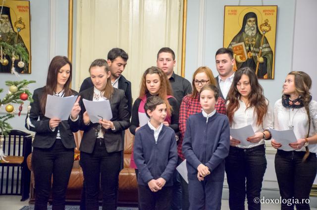 Colindători la Reședința Mitropolitană - parohia Tungujei, comuna Țibănești, județul Iași