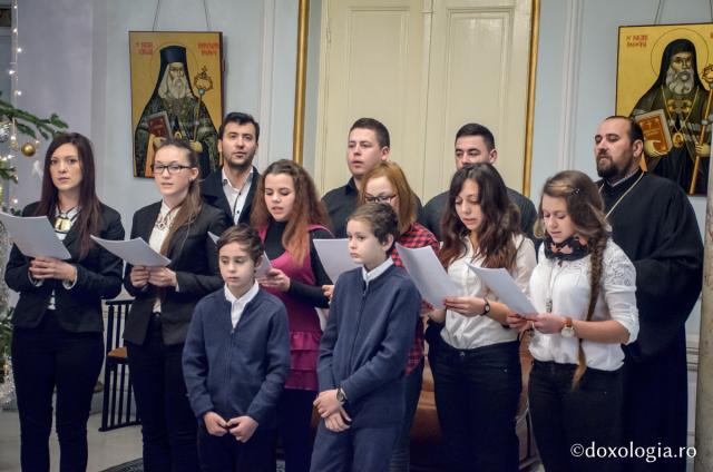 Colindători la Reședința Mitropolitană - parohia Tungujei, comuna Țibănești, județul Iași