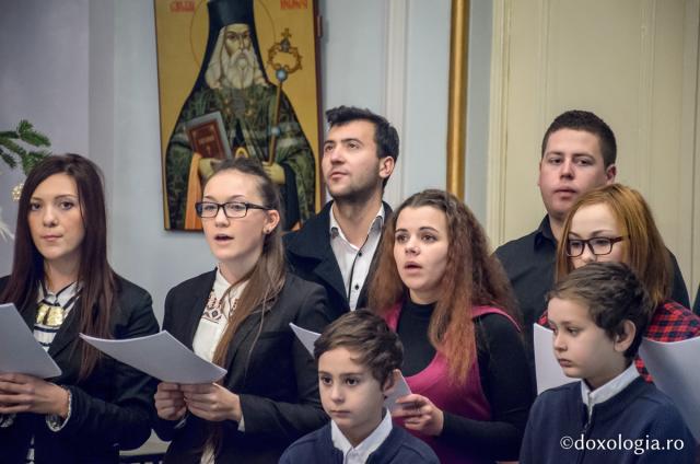 Colindători la Reședința Mitropolitană - parohia Tungujei, comuna Țibănești, județul Iași