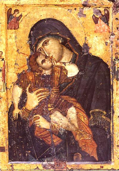 Icoana Maicii Domnului „Dulcea sărutare” (Glykofilousa) Cinstirea Sfintei Icoanei a Maicii Domnului „Dulcea sărutare” (Glykophilousa)