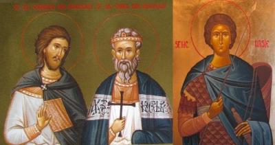 Sfinții Mucenici Chiril, Chindeu și Tasie din Axiopolis (Cernavodă)