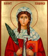 Sfânta Muceniță Sabina din Roma