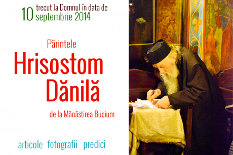 Părintele Hrisostom Dănilă de la Mănăstirea Bucium