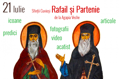 Sfinții Cuvioși Rafael și Partenie de la Agapia Veche