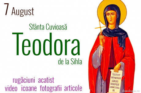 Sfânta Cuvioasă Teodora de la Sihla