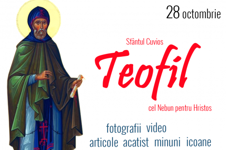 Sfântul Cuvios Teofil cel Nebun pentru Hristos Sfântul Cuvios Teofil cel Nebun pentru Hristos