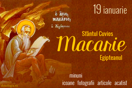 Sfântul Cuvios Macarie Egipteanul