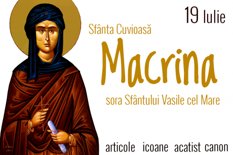 Sfânta Cuvioasă Macrina, sora Sfântului Vasile cel Mare