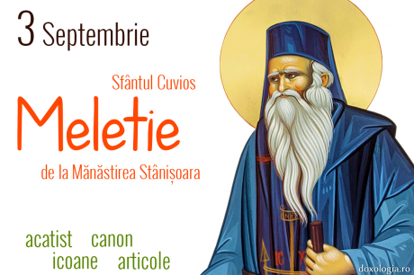 Sfântul Cuvios Meletie de la Mănăstirea Stânișoara