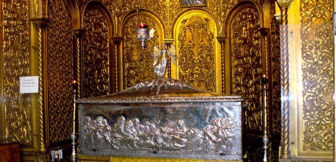 moaștele Sfântului Dionisie din Zakynthos