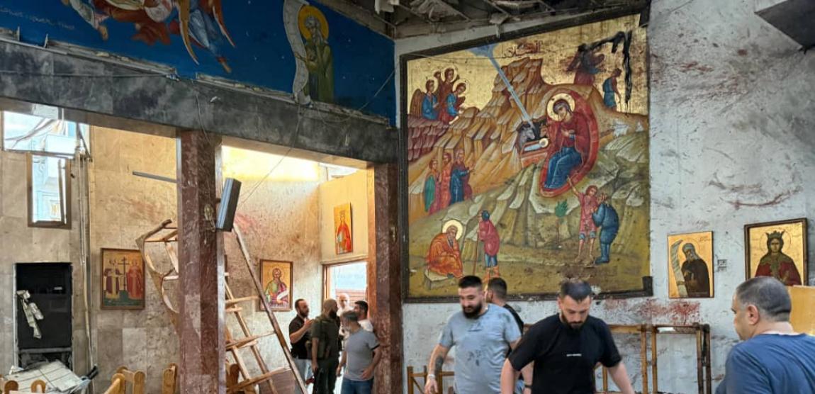 Atentat terorist la biserica Sfântul Proroc Ilie din Damasc: Patriarhia Ortodoxă a Antiohiei condamnă actul și se roagă pentru victime