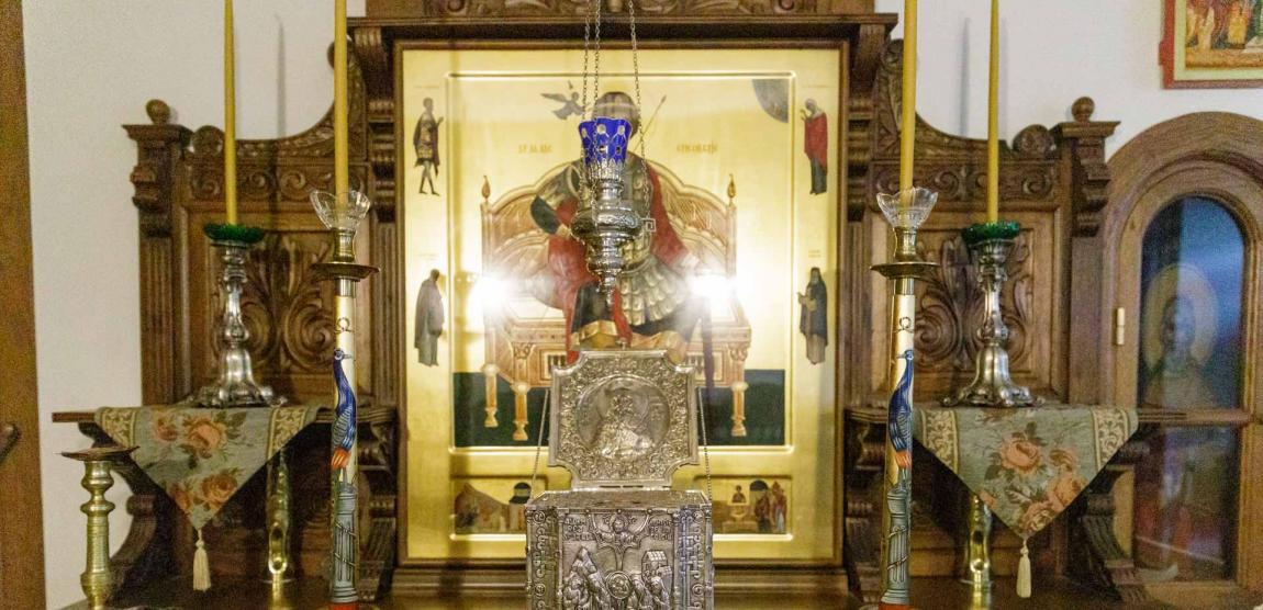 Cinstitul cap al Sfântului Cuvios Dionisie de la Colciu