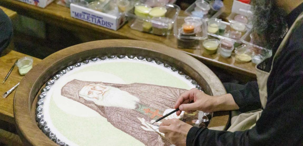 coliva Sfântului Cuvios Dionisie de la Colciu