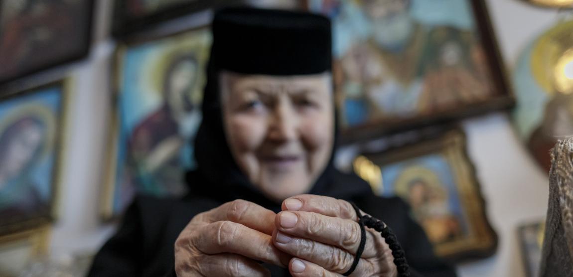 Maica Filofteia Juncanaru de la Mănăstirea Văratec