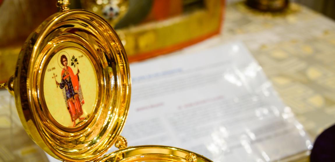 Moastele Sfantului Trifon de la Biserica Sfantul Sava din Iasi