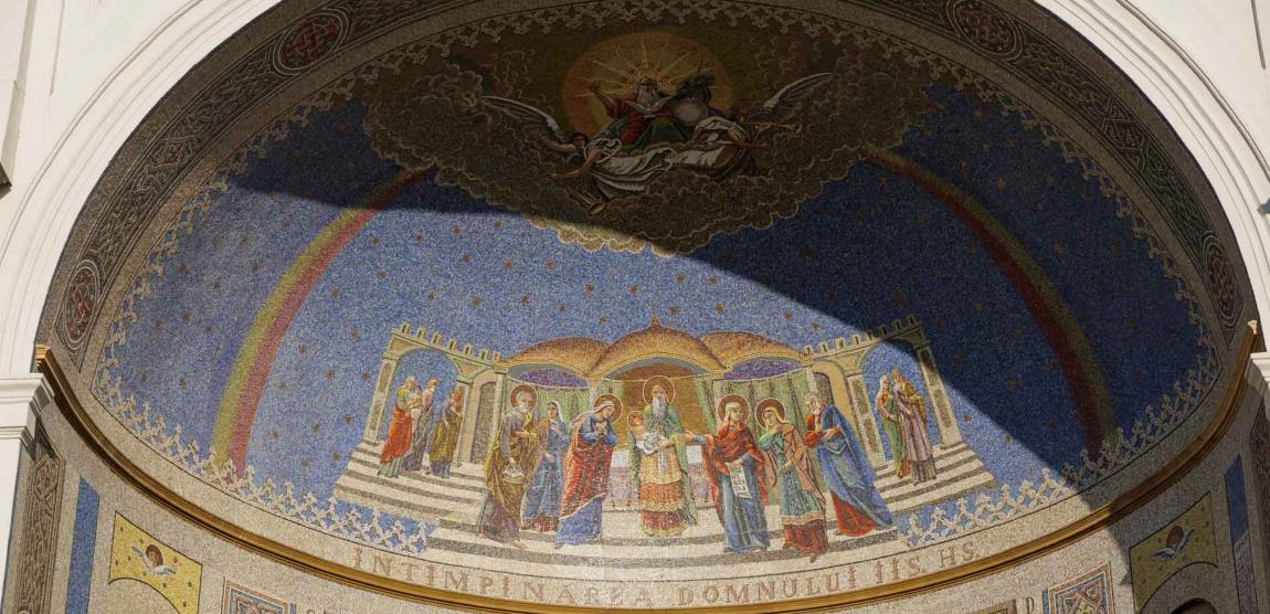 Priveghere la Catedrala Mitropolitană din Iași, în ajunul Întâmpinării Domnului