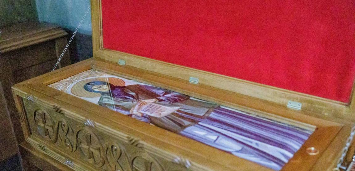 Racla cu moaștele Sfintei Mărturisitoare Blandina de la Iași