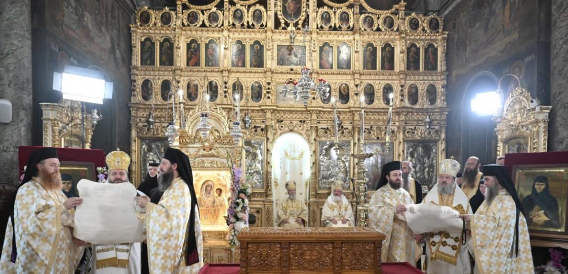 Proclamarea locală a canonizării Sfintelor Cuvioase Elisabeta și Filofteia la Mănăstirea Pasărea