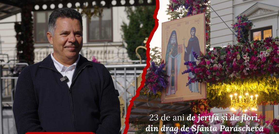 (Video) 23 de ani de jertfă și de flori, din drag de Sfânta Parascheva