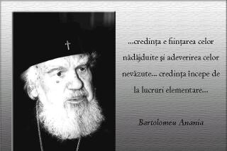 (Audio) Înaltpreasfințitul Bartolomeu Anania – Definiția credinței