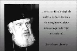(Audio) Înaltpreasfințitul Bartolomeu Anania – Despre moarte