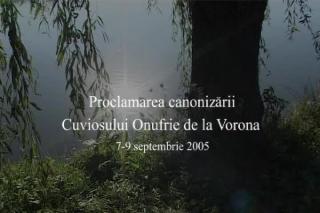 Canonizarea Sfântului Onufrie de la Vorona