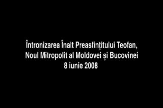Înaltpreasfințitul Părinte Teofan, Mitropolitul Moldovei și Bucovinei – Cuvânt rostit la întronizarea ca mitropolit al Moldovei și Bucovinei