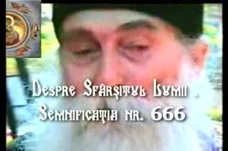 Pr. Arsenie Papacioc – 666 și sfârșitul lumii