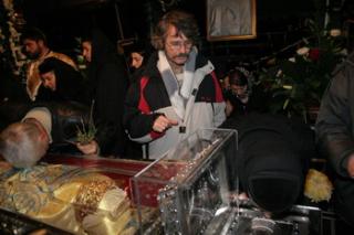Sfânta Parascheva și Sfântul Maxim - rugători pentru pelerinii Iașilor (2010)