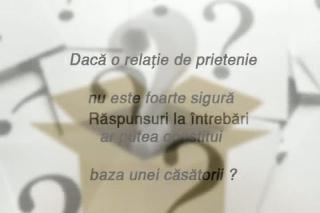 (Video) Prietenia – dar al dragostei (răspunsuri la întrebări)