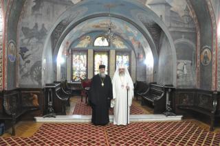 Arhiepiscop georgian în vizită la Patriarhia Română