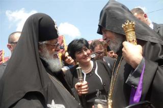 Vizita Catolicos-ului Bisericii Apostolice Armene în Biserica Ortodoxă a Georgiei