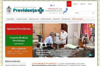 Serviciile medicale „Providenţa”, prezentate pe o nouă platformă web