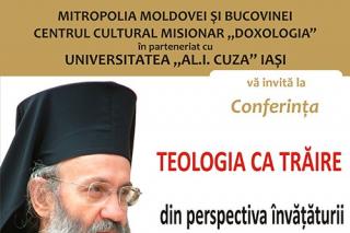 „Teologia ca trăire din perspectiva învăţăturii părintelui Ioannis Romanidis”