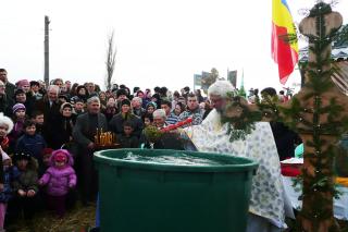 Procesiune de Bobotează la Andrieşeni